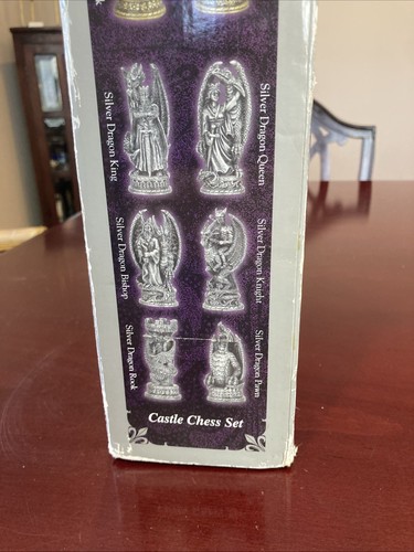 Mystical Creations Castle Chess Set War of the Dragon Realms Complete NEW NOB - Picture 7 of 16