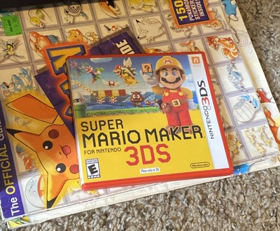 Super Mario Maker (3DS 2016) CIB Complete In Box w/ Game, Case, & Manual Tested!