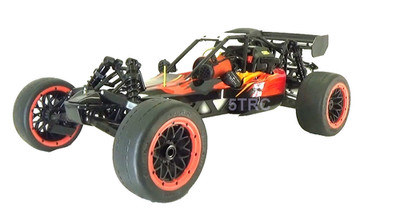 Rovan RC 1/5 Scale 5B 29cc Asphalt Racing Buggy Gasoline Venom Red & Black
