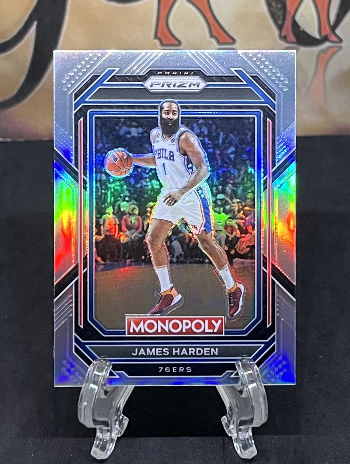 2022-23 Panini Prizm Monopoly James Harden #68 Silver Prizm Philadelphia 76ers