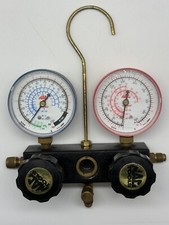 Mac Tools HVAC Manifold Gauge Set Dual Knob Brass Fittings - Made in USA