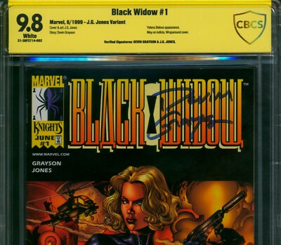 アメコミリーフ Black Widow #1 サイン入り CBCS9.0 アメコミ