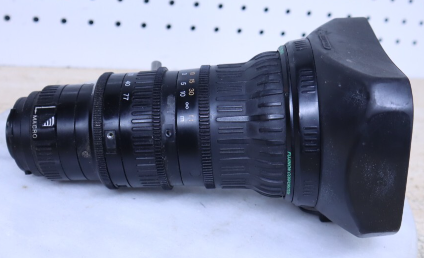 Nice Used Black Fujinon Model TH16x5.5BRMU TV Zoom Camera