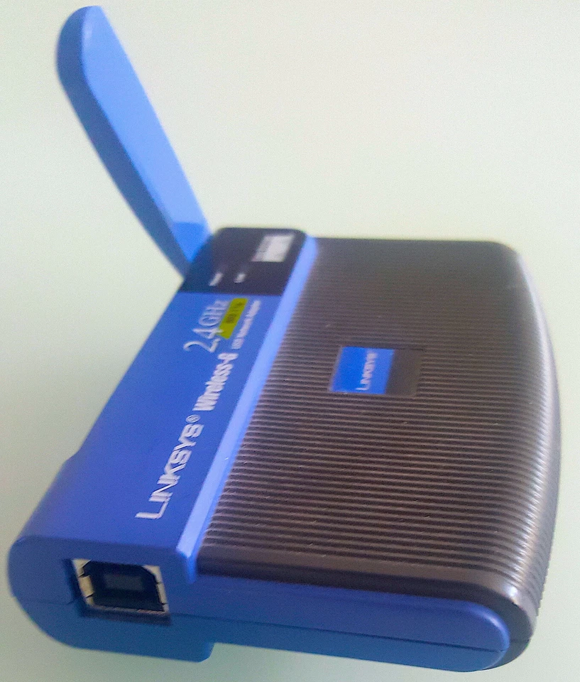 Cisco Linksys 2.4 Ghz Wireless G USB Network Adapter +Kabel (auch Windows 8 /10) - Bild 2 von 4