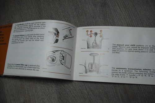 FORD CAPRI MK2 OPERATION AND CARE HANDBOOK - Picture 5 of 6