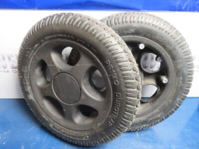 PAIR 2.50-8 Wheels Tires Rims For Quickie PULSE 6 Wheelchair #5501