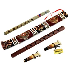 Armenian DUDUK PACK with 2 Reeds Apricot Wood Oboe Woodwind GIFT Flute 