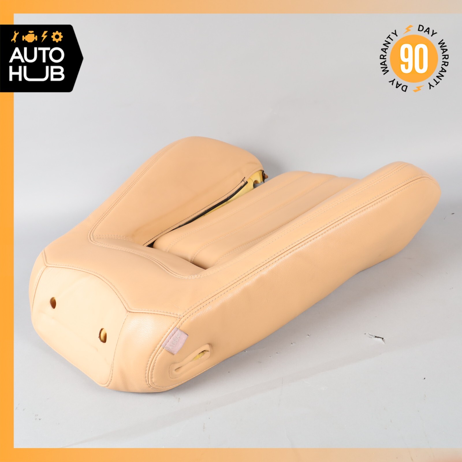 08-12 Maserati GranTurismo M145 Front Right Top Upper Seat Cushion Beige OEM 76k