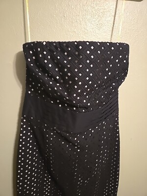 catherine malandrino studded silk dress CATHERINE MALANDRINO Silk Studded Dress (SIZE M)