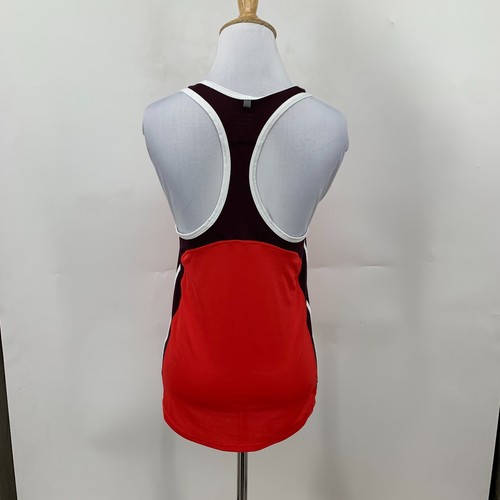 Nike Dri Fit Racerback Tank Top Women S Small Red Brown Athletic Workout Stretch - Picture 5 of 11