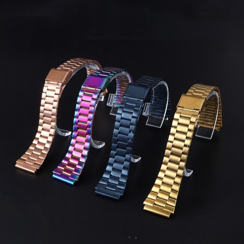 Passend für Casio A158W/F91W/AE1200 Edelstahl Uhrenarmband 18mm Premium Metallband - Bild 3 von 15