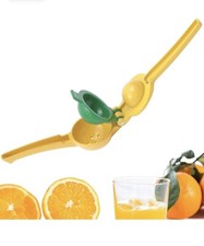 Professional Citrus Juicer Metal 2-In-1 Lemon Lime Squeezer Hand Juice Swizzle@