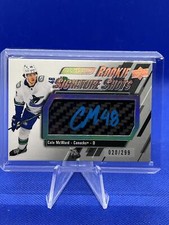 Cole McWard 2023-24 Engrained Rookie Signature Shots Silver Stick /299 #RSS-CM
