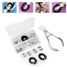Dental Matrix System Sectional Contoured Metal Bands Resin Clamping Ring Pliers