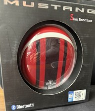 Collectable Ford Mustang Slim boombox Blue Tooth Speaker New, Red