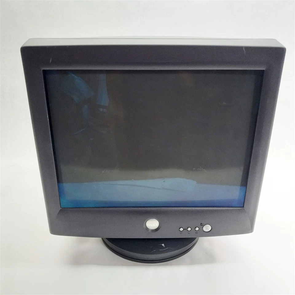 Dell M993s 19" Vintage Flat CRT Computer Monitor Display VGA 1600x1200 Parts - Image 2 of 4