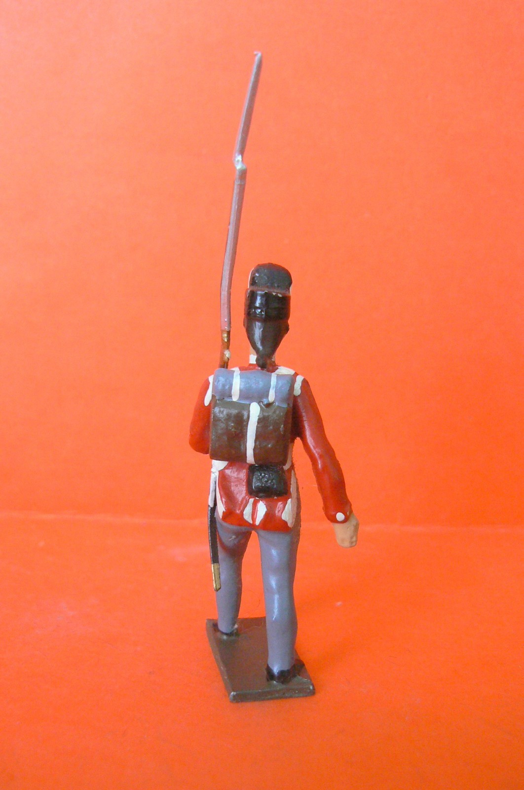 4 Soldats Grenadiers Anglais CBG Mignot – 1er Empire – Figurines Plomb Peintes 1/32 – Vintage France