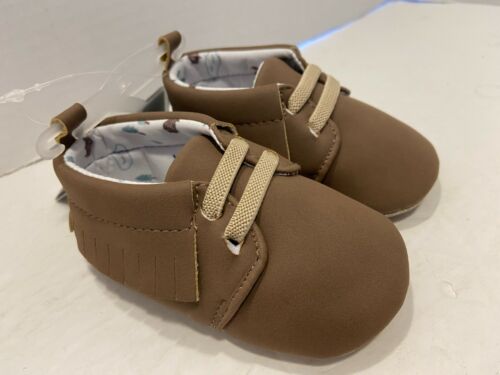 Child of Mine Carter's Infant Baby Moccasins Shoes 3-6 months New! - Picture 1 of 10