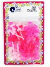 TARA SELF HINGE BABY BOW HAIR BARRETTES - 42 PCS. 09118  09119 