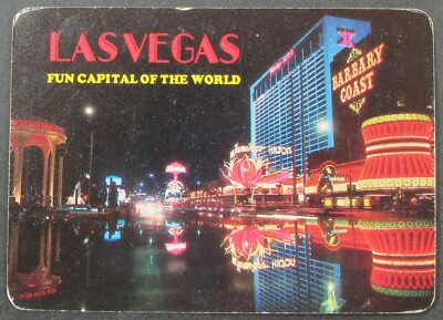 Las Vegas Nevada Barbary Coast Flamingo Hilton Single Swap Wide Playing Card