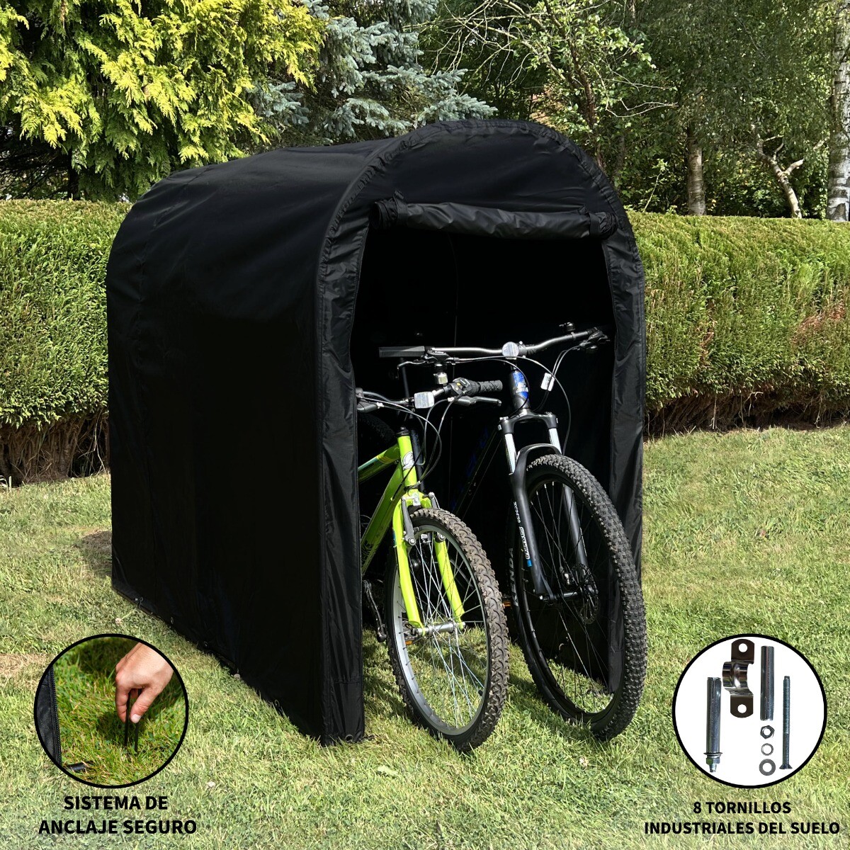 Tienda de Campaña para Bicicleta Almacenamiento Bici Scooter Escúter Toldo