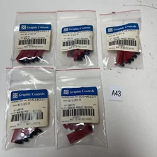 *NEW* Graphic Controls Red Ink Disposable Cart. 10548221 / 82-12-0372 (25pcs)