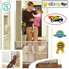 Baby Safety Gate Door Stair Child Dogs Kids Barrier Pet Fence Toddler Walk Thru