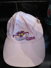 DISNEY STORE CHESHIRE CAT SMILE PINK EMBROIDERED CAP ONE SIZE RARE BRAND NEW