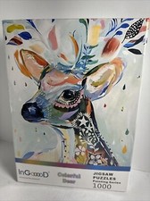 Jigsaw Puzzle 1000 Pieces COLORFUL Deer Fantasy Series