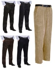 Men's Big Size Smart Casual Cord/Corduroy Trousers/Pants Size 30-62 Leg 27,29,31