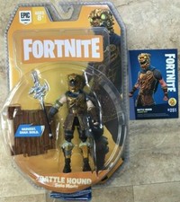 Battle Hound PLUS BONUS PANINI ULTRA RARE CARD Fortnite Solo Mode Figure