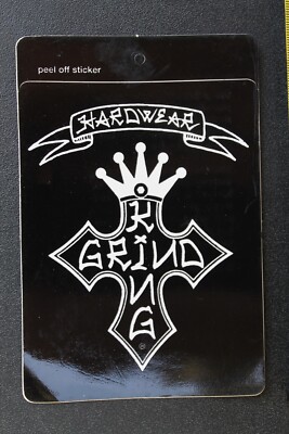 Grind King Skateboard Trucks Crown Cross Tag Z51A Vintage Grind King Vtg Skateboard Sticker