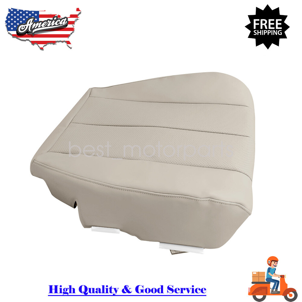 Driver Bottom Leather Seat Cover Tan Perf For 2010 - 2014 Subaru Outback Legacy