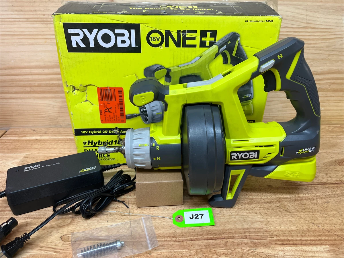 Ryobi drain auger sale p4002