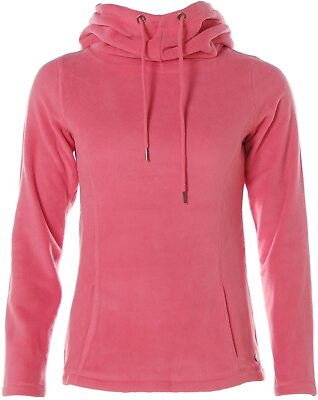 Flashlights Damen Fleecepullover Fleece Kapuze Schalkragen Lobster 36/38 W3716