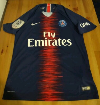 Layvin Kurzawa PSG Authentic Nike VaporKnit 18/19 Home Jersey Size
