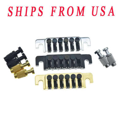 Guitar TP-6 Bridge Stop Bar Vintage 70's Bridge Tailpiece fits Les Paul/SG/DOT
