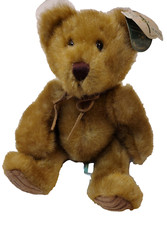 First And Main Minky Brown Teddy Bear Plush With Corduroy Feet No 1402