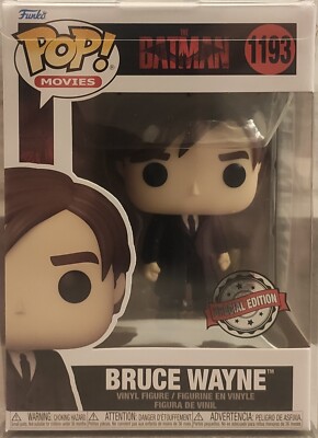 Bruce Wayne #1193 Funko Pop! - The Batman - Special Edition