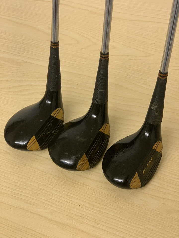 3 x Vintage First Flight Wood Set 3,4,5 / Right Handed - Image 3 of 4