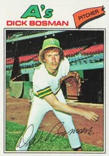 Dick Bosman 1977 TOPPS Baseball Card #101