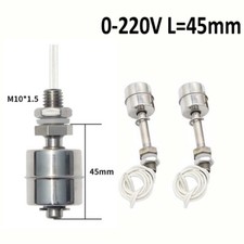 2Packs Stainless Steel Vertical Water Level Sensor Float Switch Quality 45-200mm