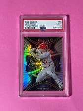 2022 Panini Select Phenomenon Holo Silver Mike Trout P6 Los Angeles Angels PSA 9