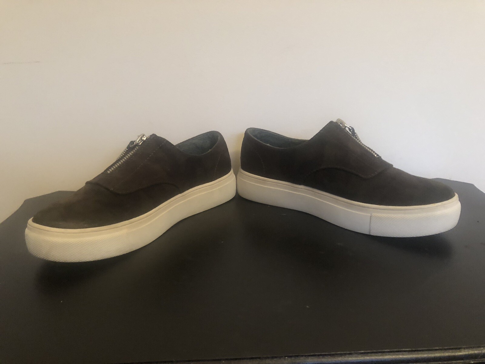 Madden Girl Kudos Camp Zip Sneakers Tennis Shoes Green Camouflage Sz 7M