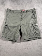 VINTAGE UnionBay Cargo Shorts Mens 40 Gray Y2K Skater Grunge Baggy Relaxed Fit