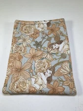 Book Sleeve Handmade Padded Fabric Book Cover 8"x6" Disney's Belle Floral Print