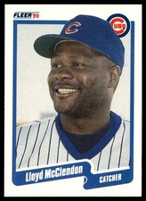1990 Fleer Lloyd McClendon Chicago Cubs #38