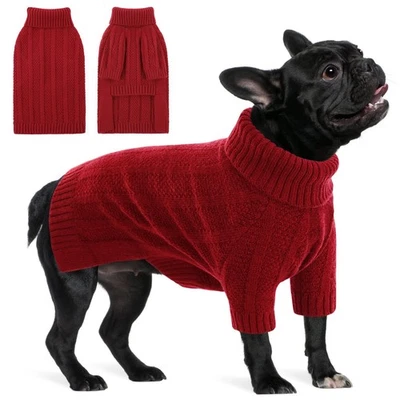 New Queenmore Dog Sweaters for Medium Dogs Girls Boys,Soft Sweater Free Shipping
