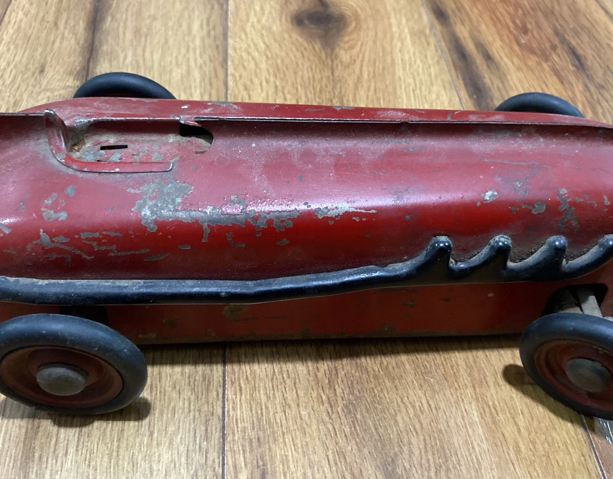 *TEILE* Vintage 1920er Kingston Kokomo Red Arrow 15" Tether Race Elektroauto