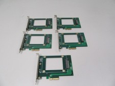 Lot of 5 U.2 to Pcie Adapter - X4 Pcie - for 2.5" U.2 Nvme SSD - SFF-8639 Pcie
